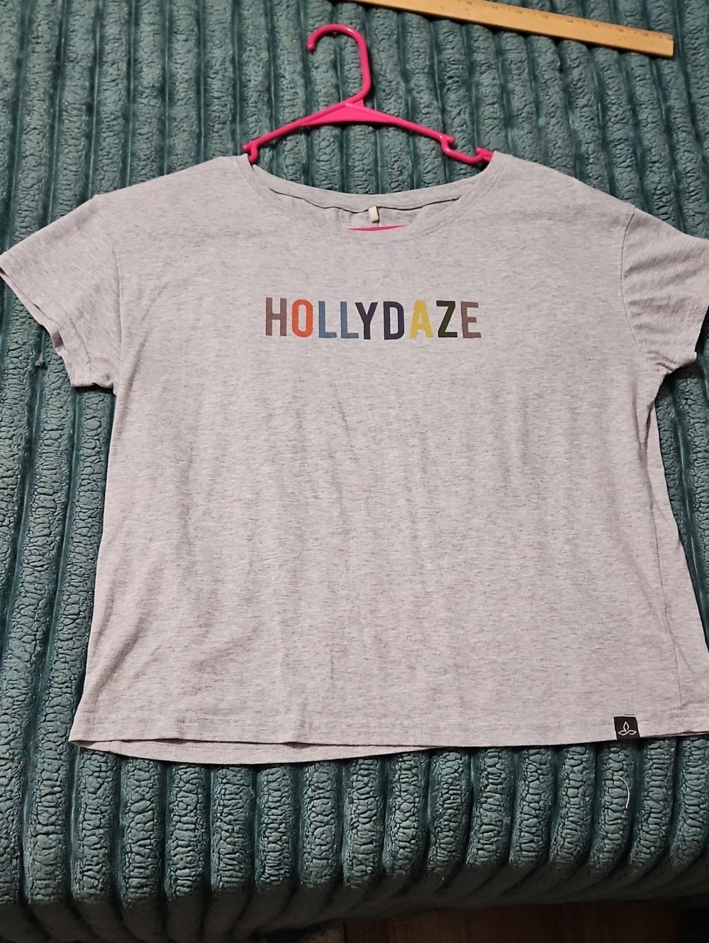 Prana Light Gray Logo Tee